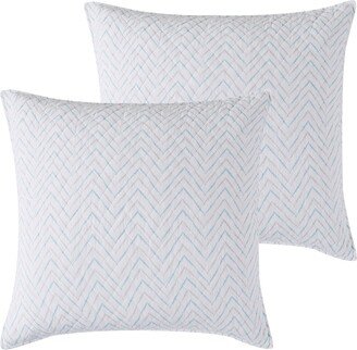 Home Blue Sea 2 Piece Sham Set, European