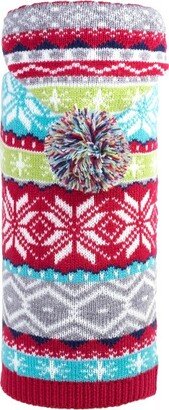 The Worthy Dog Fairisle Pullover Sweater - Multicolored - M