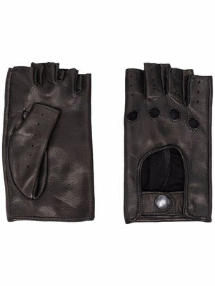 Fingerless Leather Gloves