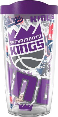 Sacramento Kings 16 oz Allover Classic Tumbler