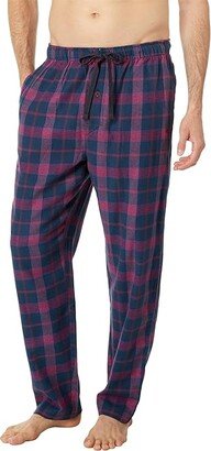 Flannel Pajama Pants (Navy Plaid) Men's Pajama