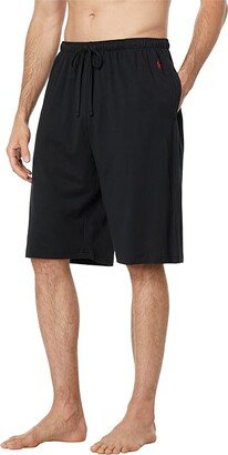 Enzyme Lightweight Cotton Sleepwear Relaxed Sleep Shorts (Polo Black RL 2000 Red PP) Men's Pajama