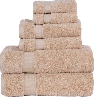 Towel Set For Bathroom 6 Piece, Super Soft Highly Absorbent Fluffy Decorative Bath Sets, Turkish Towels, Spa & Hotel Quality