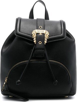 Baroque-buckle faux-leather backpack-AA