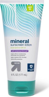 Mineral Sunscreen Lotion - SPF 50 - 6 fl oz - up & up™