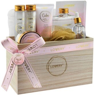 Lovery Milky Coconut Home Spa Body Care Gift Set, 10 Piece