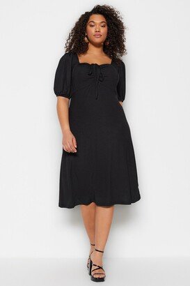 Women's Midi Casual/casual Slim Plus Size Dress-AA