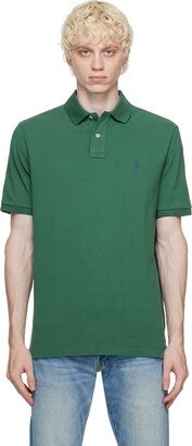 Green Embroidered Polo-AA