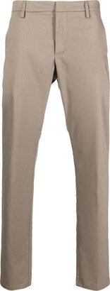 Mid-Rise Straight-Leg Trousers-BJ