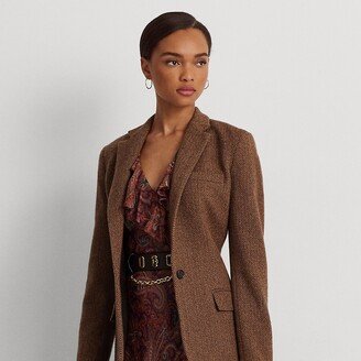 Ralph Lauren Wool-Blend Herringbone Blazer