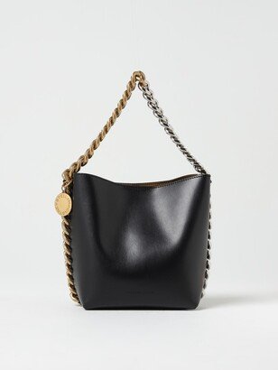 bag in synthetic leather with shoulder strap