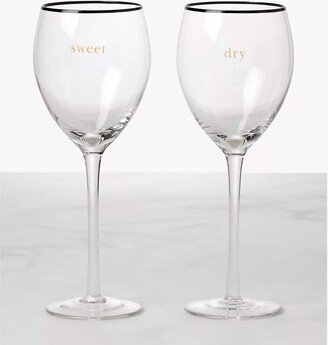 Sweet & Dry Wine Glass Set