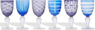 Cobalt wine glasses (set of 6)