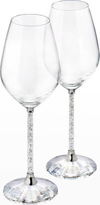 Crystalline Wine Glasses, Set of 2