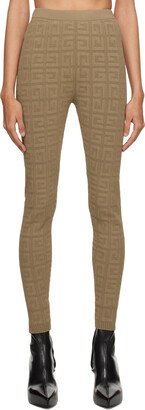 Beige 4G Leggings