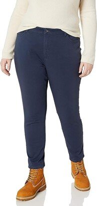 Women's Perfect Shape Twill Skinny 4 Pocket Pant (Rinsed Navy) Women's Clothing