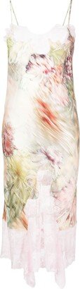 Light Chrysanthemum Ammi slip dress