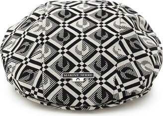 Moon Diamant Jacquard Flat Cap