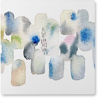 Photo Tiles: Watercolor Paint Blots Photo Tile, Metal, 8X8, Multicolor