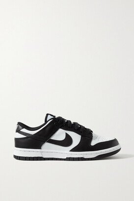 Dunk Low Leather Sneakers - Black