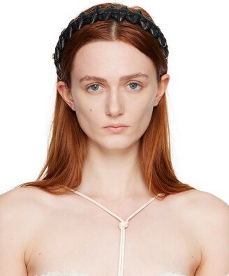 Niccolo Pasqualetti Black Treccia Headband