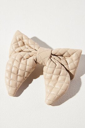 By Anthropologie Quilted Puffy Bow Clip