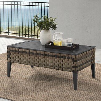 Crosley Furniture Prescott Outdoor Wicker Coffee Table - 24