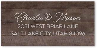 Address Labels: Encircled In Love Address Label, Brown, Address Label, Matte