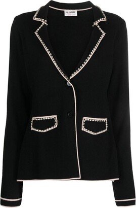 Crystal-embellished cardigan