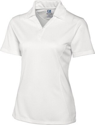 CB Drytec Genre Textured Solid Womens Polo - White - XL