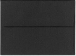 A6 Invitation Envelopes 4 3/4 x 6 1/2 50/Box Black Linen 4875-BLI-50