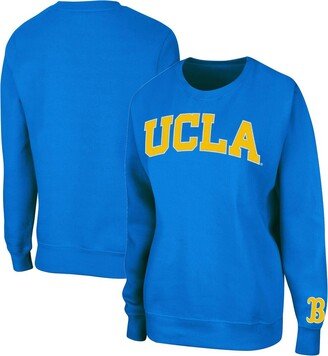 Women's Blue Ucla Bruins Campanile Pullover Sweatshirt