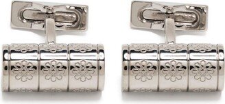 Logo-Engraved Lacquered Cufflinks