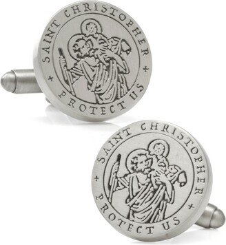 Men's St. Christopher Amulet Cufflinks