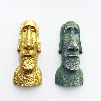 Easter Island Yellow Statue Chile Fridge Magnet Travel Souvenir Gift Collection Craft Refrigerator Decoration