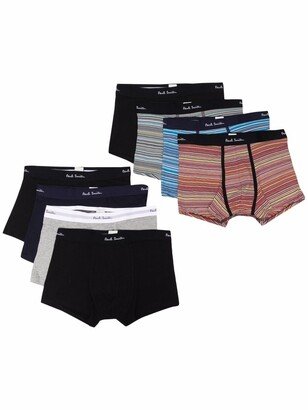 7 Pack Logo-Waistband Briefs