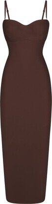 Skims Body Underwire Long Dress | Cocoa