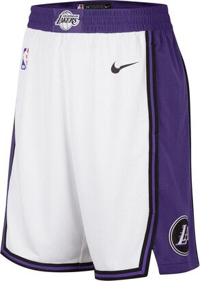 Men's White Los Angeles Lakers 2022/23 City Edition Swingman Shorts