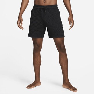 Men's Yoga Dri-FIT 7 Unlined Shorts in Black