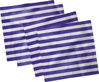 Striped Set of 4 Napkins, 18