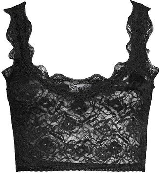 Andine Colette Lace Crop Top