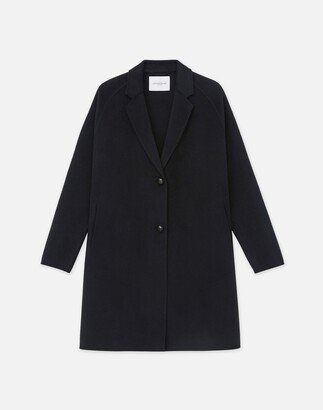 Plus Size Cashmere Two Button Car Coat