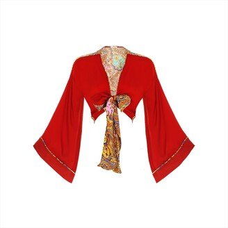 Movom Poppy Tie Front Blouse