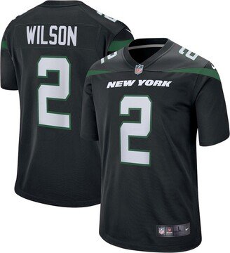 Men's Zach Wilson Black New York Jets Alternate 2021 Nfl Draft First Round Pick Game Jersey - Blk/jets