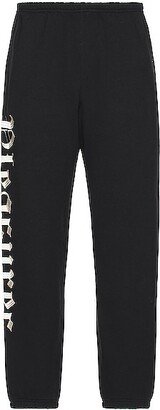 Burnout Sweatpant in Black