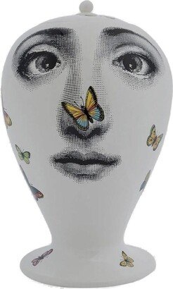 Face Butterfly Printed Vase