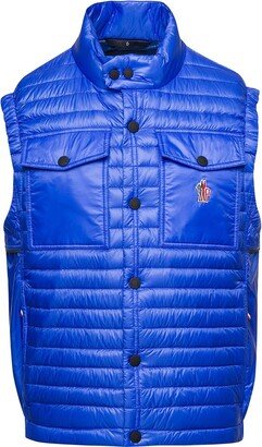 Logo Patch Padded Vest-AB