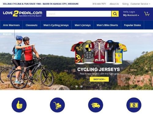 Love2Pedal.com Promo Codes & Coupons