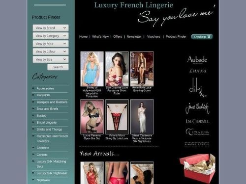Luxury French Lingerie Promo Codes & Coupons
