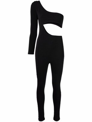 x Lia Aram asymmetric cut-out jumpsuit